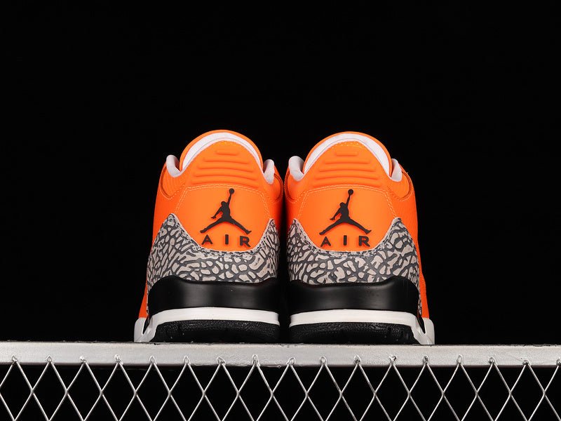 AIR JORDAN 3 RETRO ORANGE/BLANC/NOIR