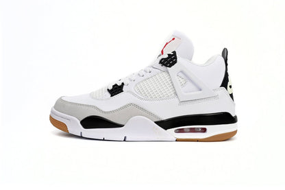 Air Jordan 4 Blanc Noir