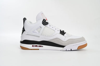 Air Jordan 4 Blanc Noir