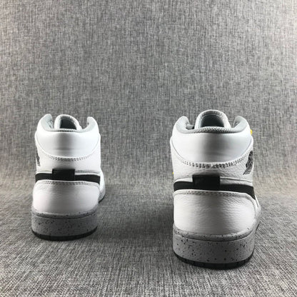 JORDAN 1 MID x CIMENT BLANC 