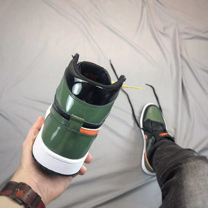 JORDAN 1 RETRO HIGH x SOLEFLY ART BASEL NOIR