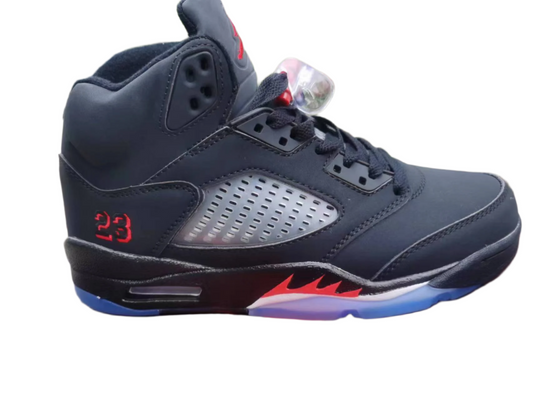 Jordan 5 Noir et Rouge 