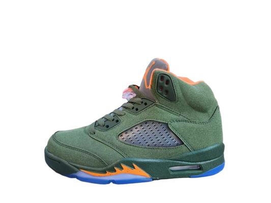 Jordan 5 vertes et oranges