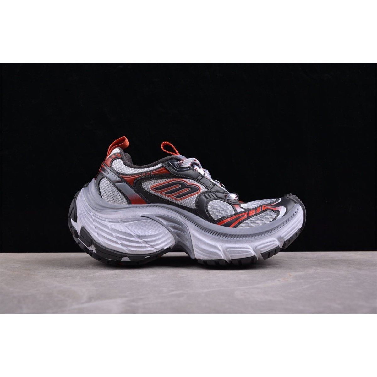 BALENCIAGA 10XL x GRIS CHARBON ROUGE