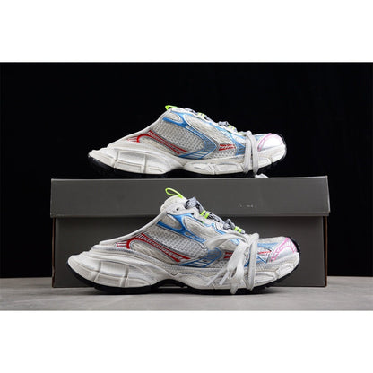 BALENCIAGA Mule 3XL x Beige Bleu Rouge