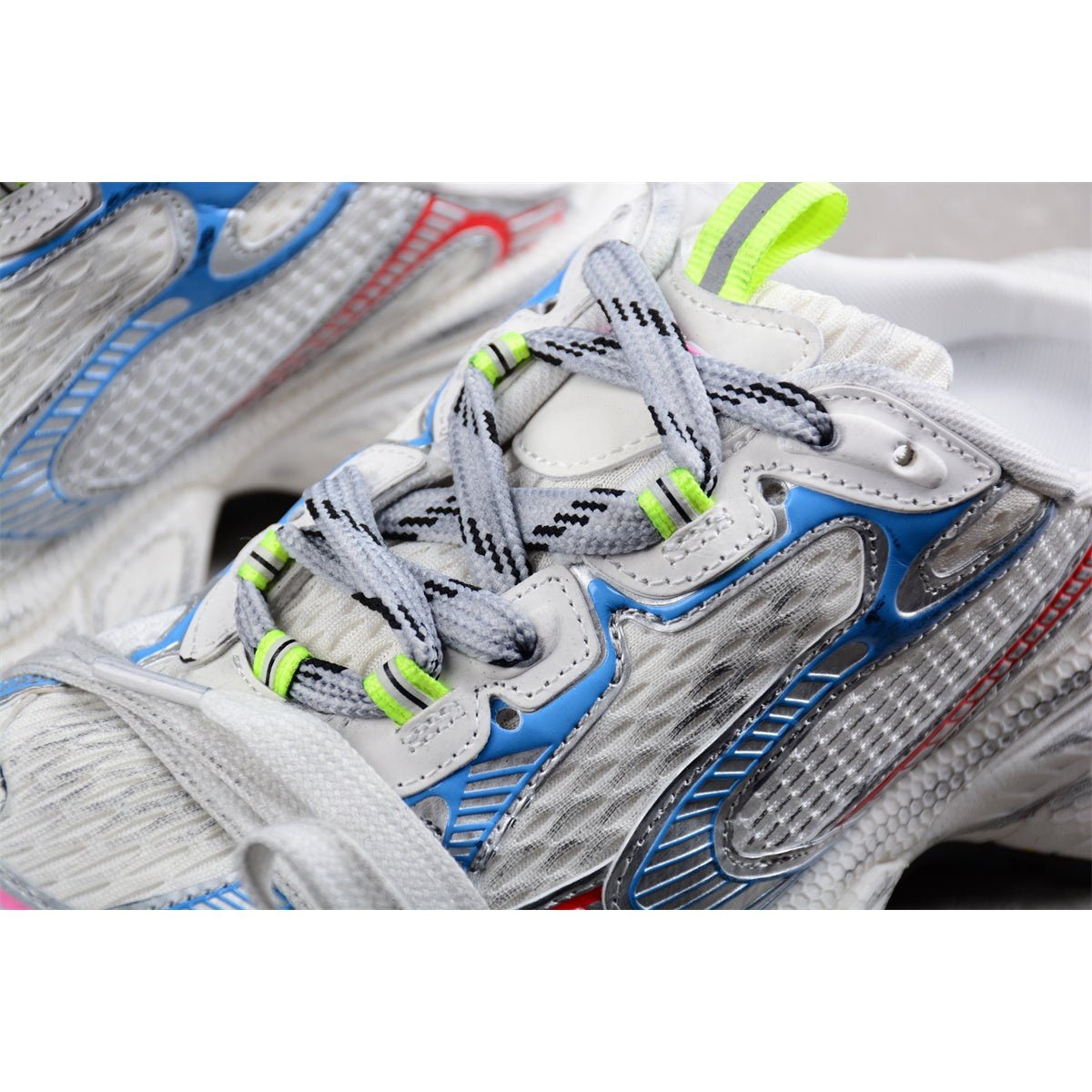 BALENCIAGA Mule 3XL x Beige Bleu Rouge