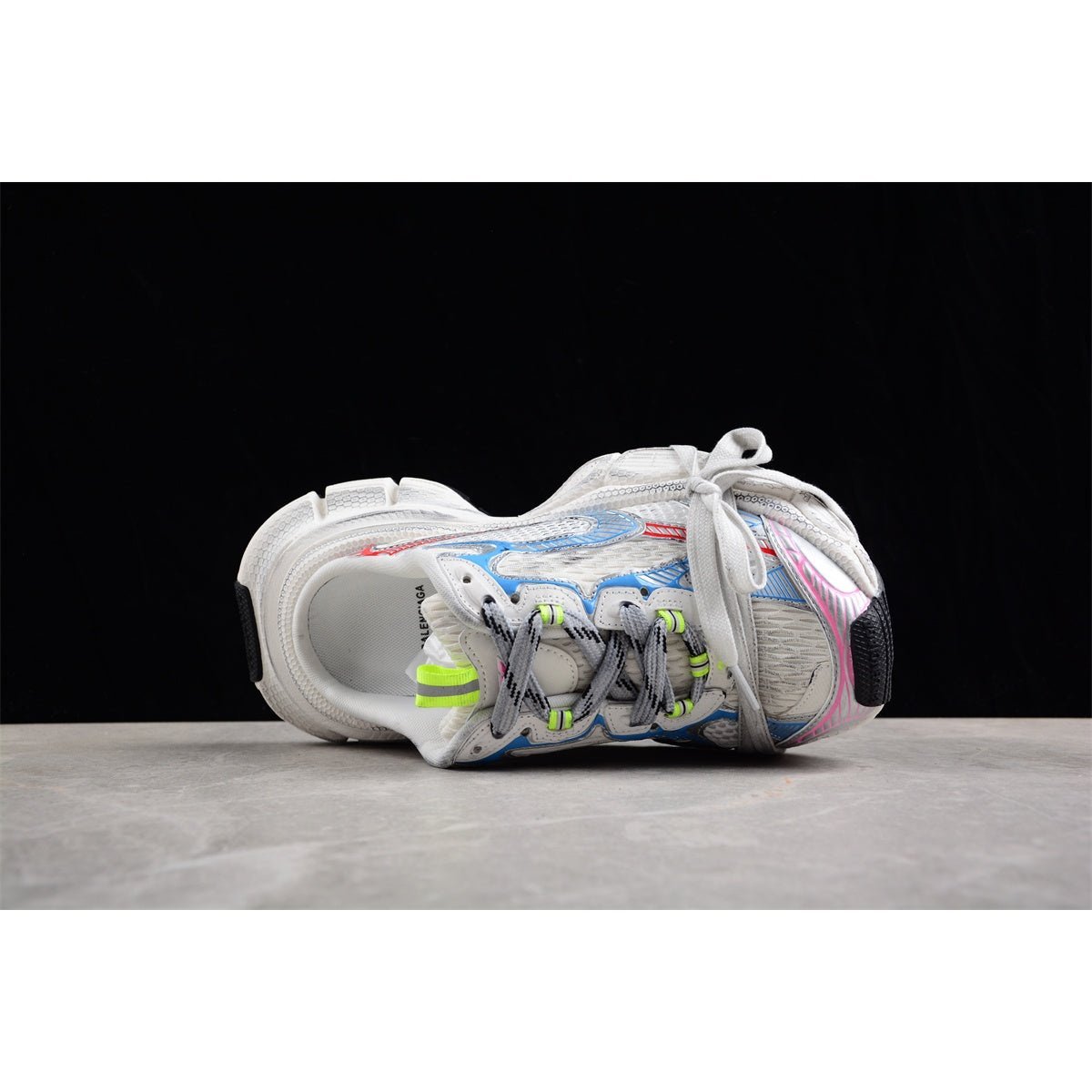 BALENCIAGA Mule 3XL x Beige Bleu Rouge