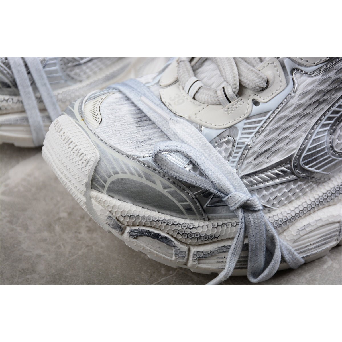 BALENCIAGA 3XL MULE x BLANC COQUILLAGE