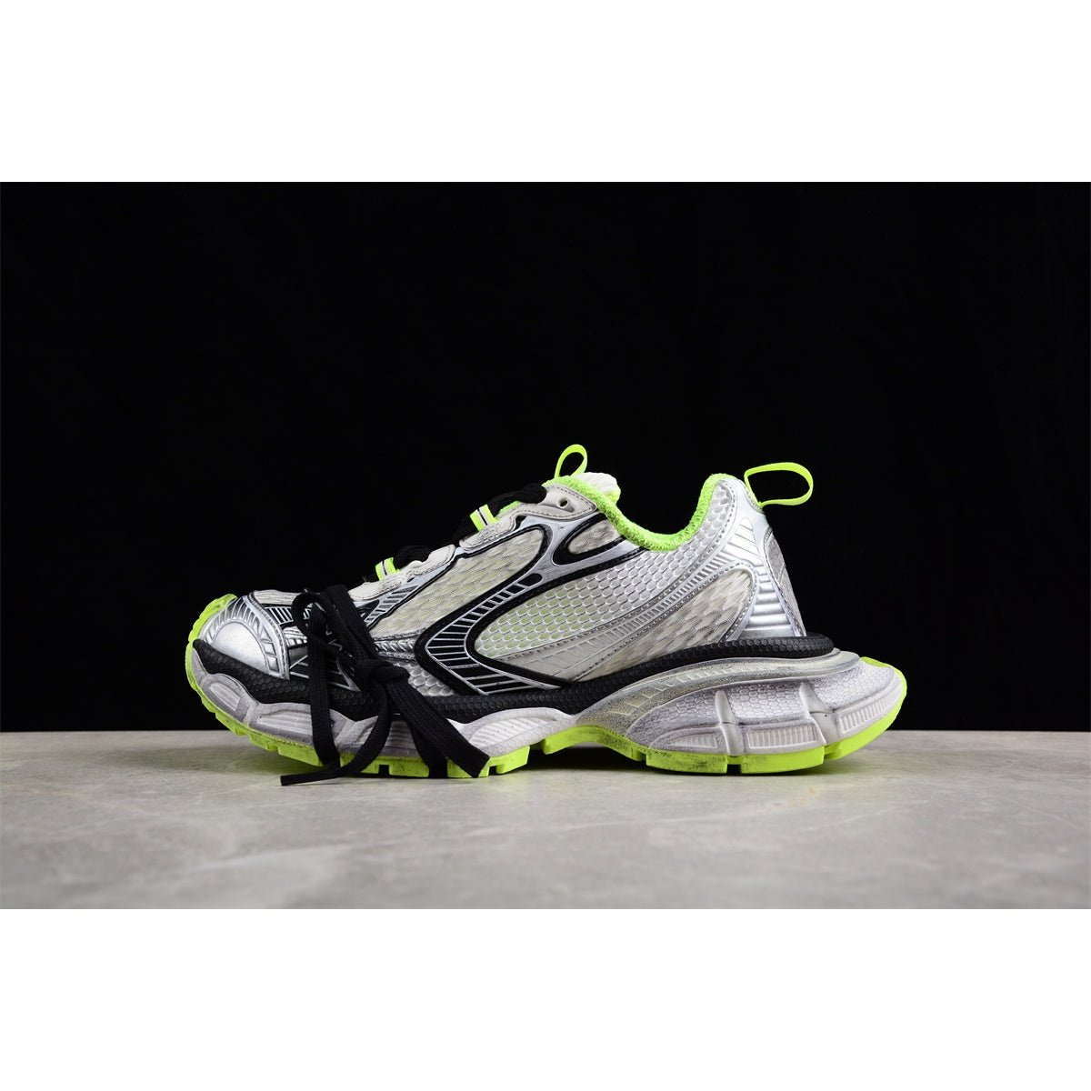 BALENCIAGA 3XL x BLANC NOIR JAUNE FLUO