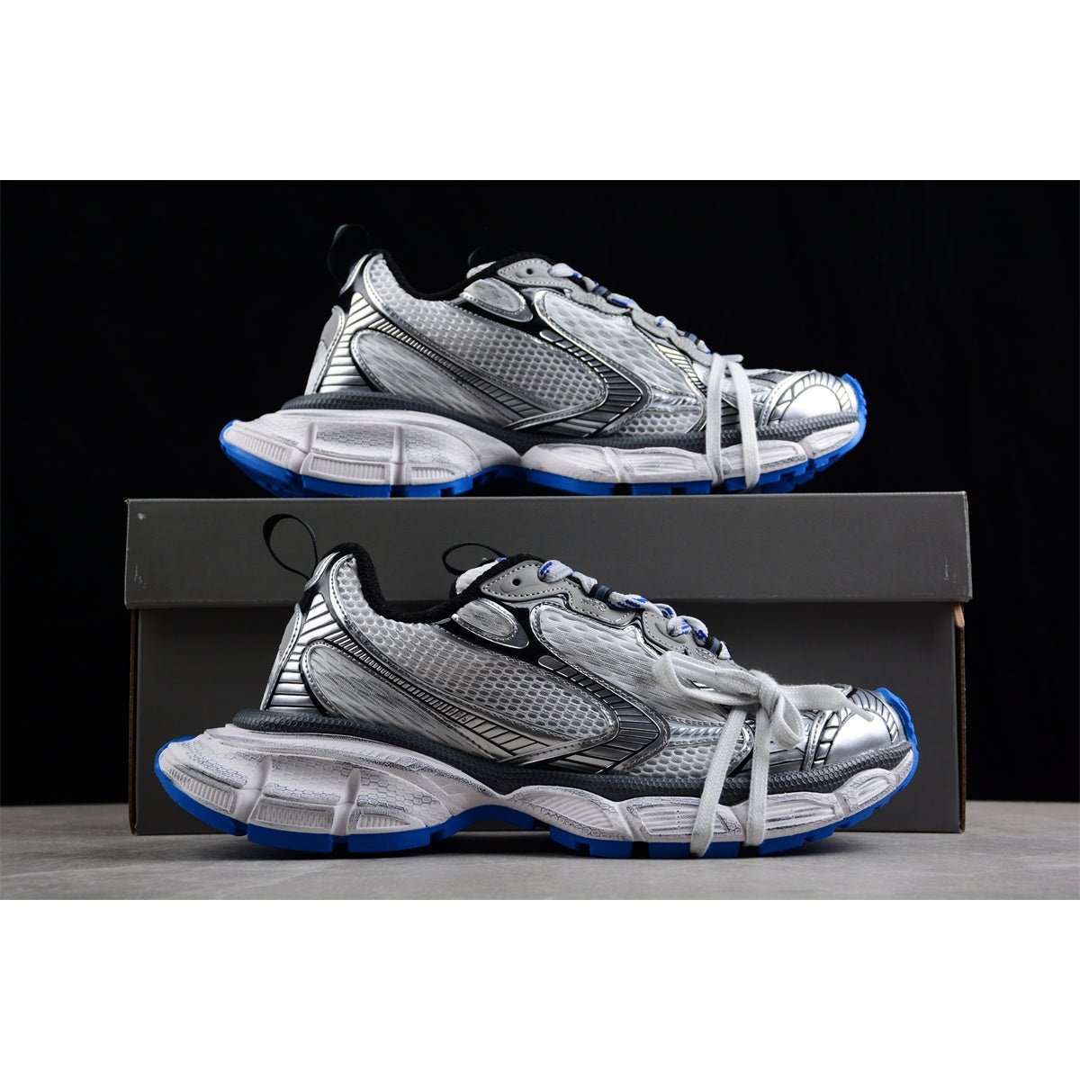 BALENCIAGA 3XL x BLANC GRIS BLEU