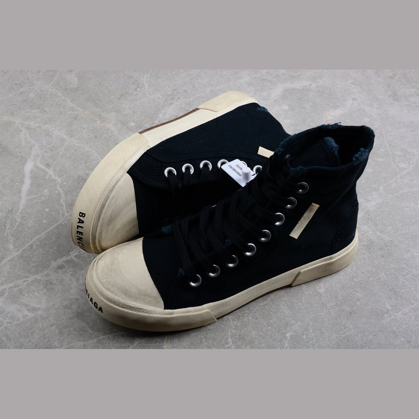 BALENCIAGA PARIS HIGH VULC DESTR x NOIR
