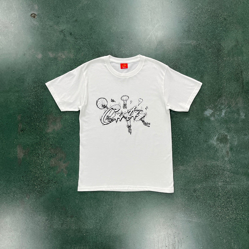 T-shirt CORTEIZ ALLSTARZ SKYDIVER blanc