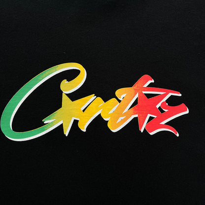 T-SHIRT CORTEIZ ALLSTARZ NOIR À GRADIENT RASTA