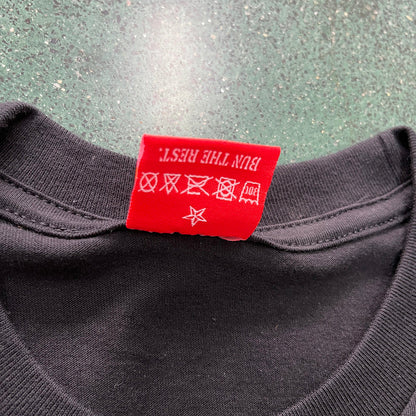 T-shirt rond Corteiz Grass noir