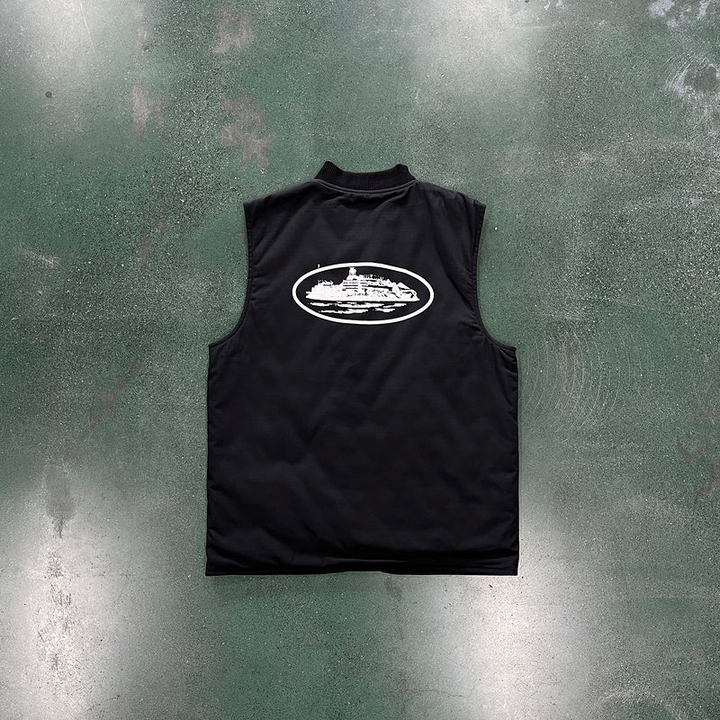 Gilet matelassé noir CORTEIZ GUERILLAZ