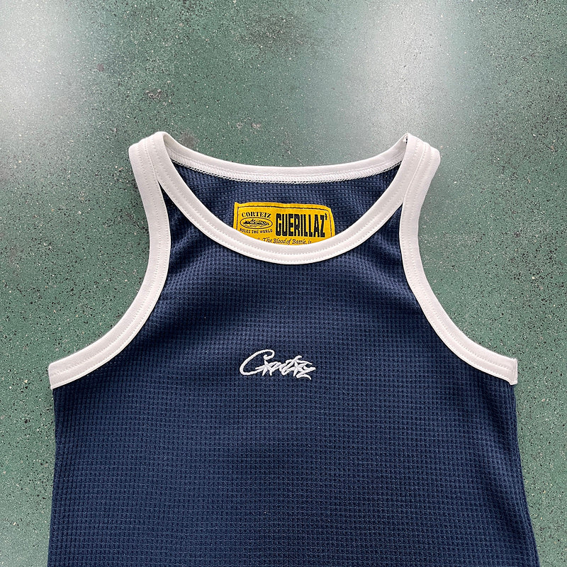 Débardeur CORTEIZ bleu marine pour femme