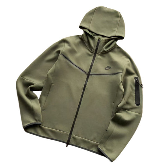 SWEAT À CAPUCHE NIKE TECH FLEECE x VERT ARME
