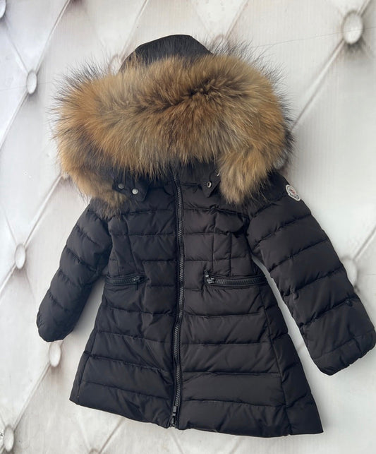 MANTEAU ENFANT MONCLER ENFANT FOURRURE LONGUE