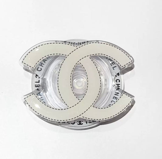 Logo magnétique CC Popsocket blanc