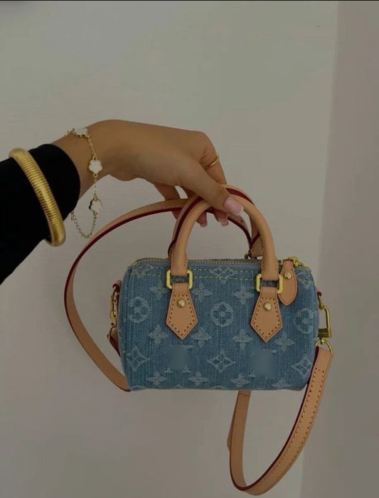 Mini Speedy en denim LV
