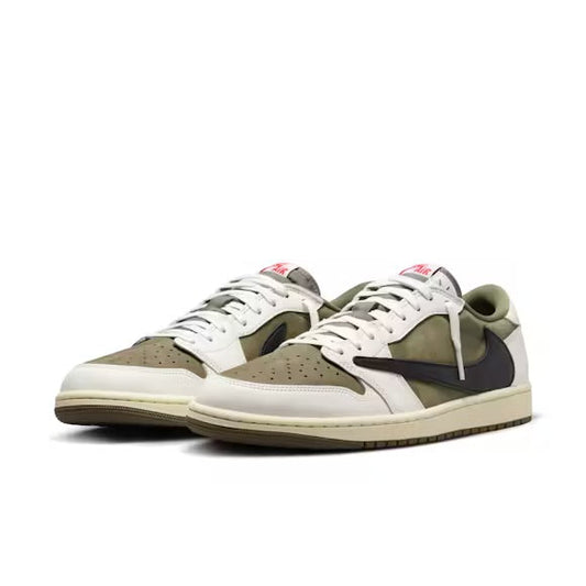 JORDAN 1 LOW x TS MEDIUM OLIVE