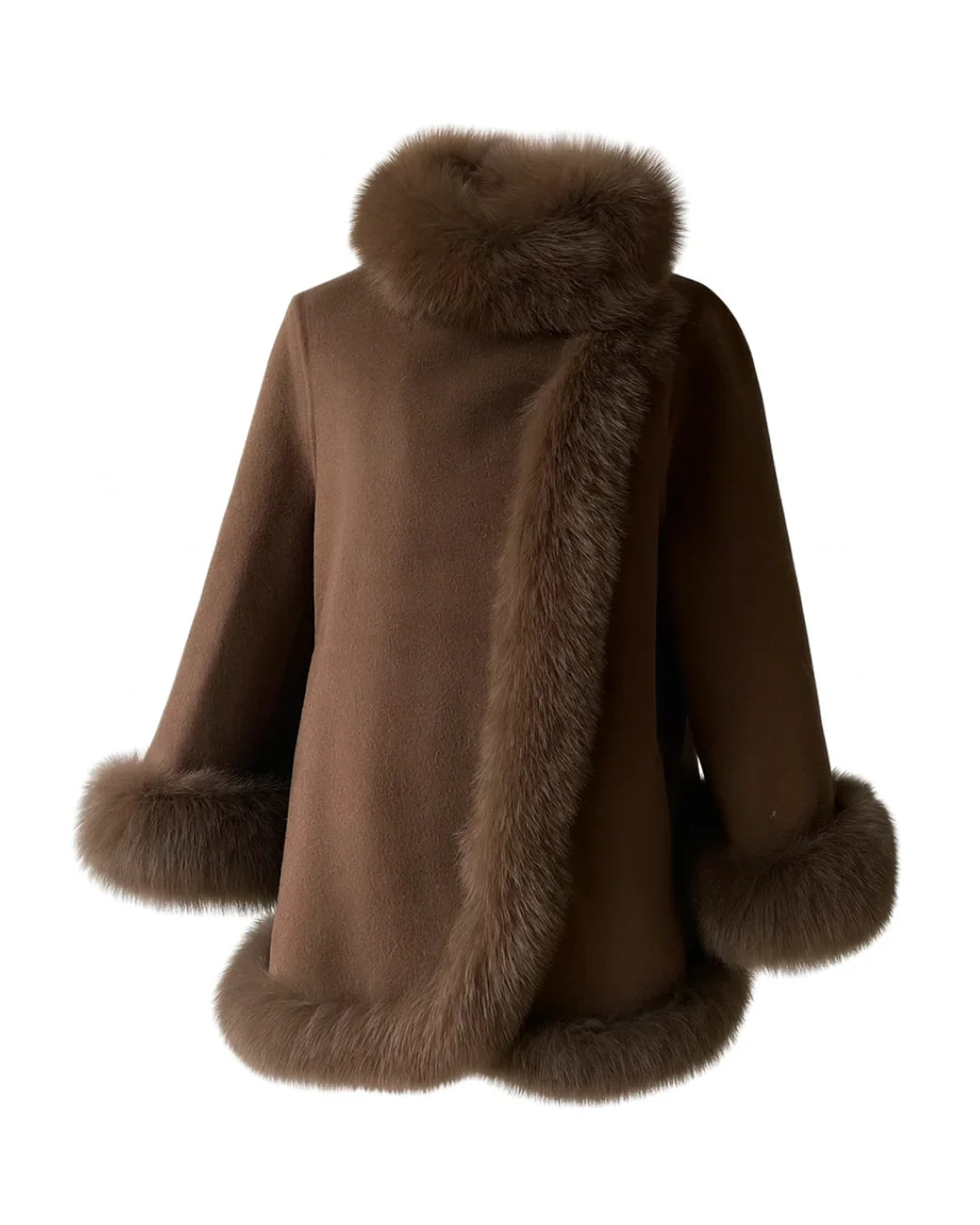 AURELIA FUR TRIM CHOCO
