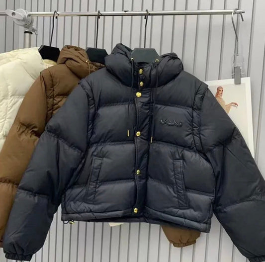 doudoune noire Céline