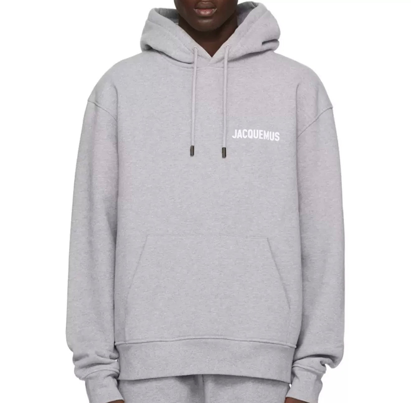 Sweat à capuche gris JACQUEMUS