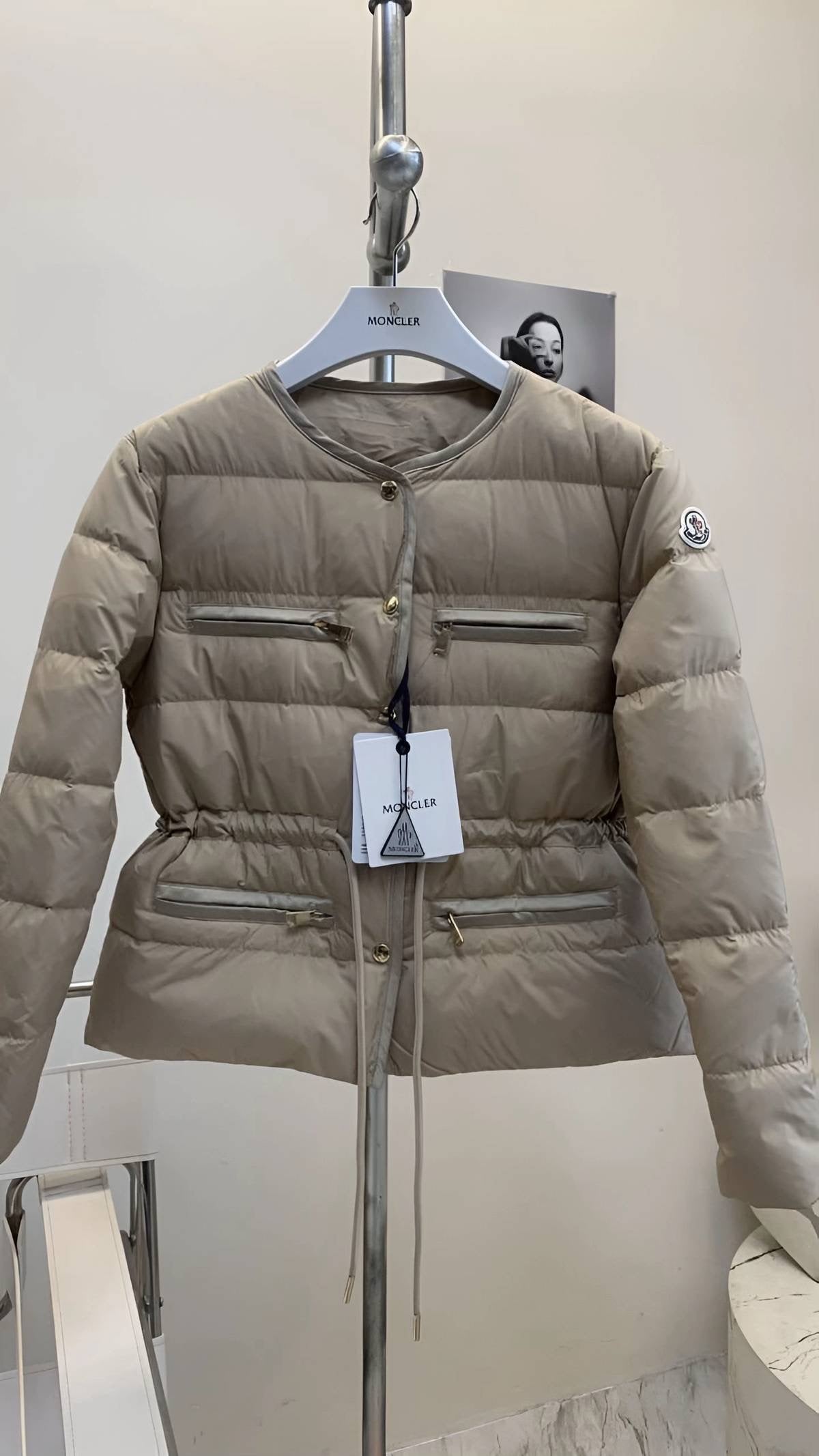 MANTEAU MONCLER BEIGE