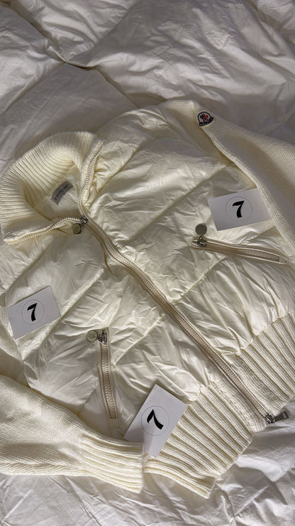 VESTE MONCLER WHITE AUTOMNE