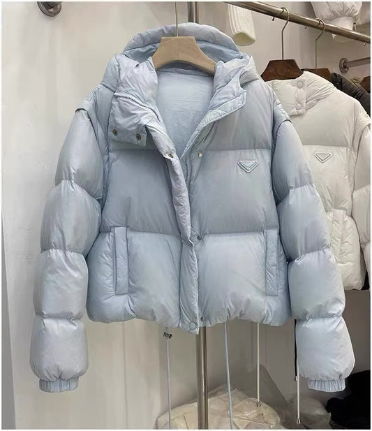 MANTEAU BLEU CLAIR PRADA