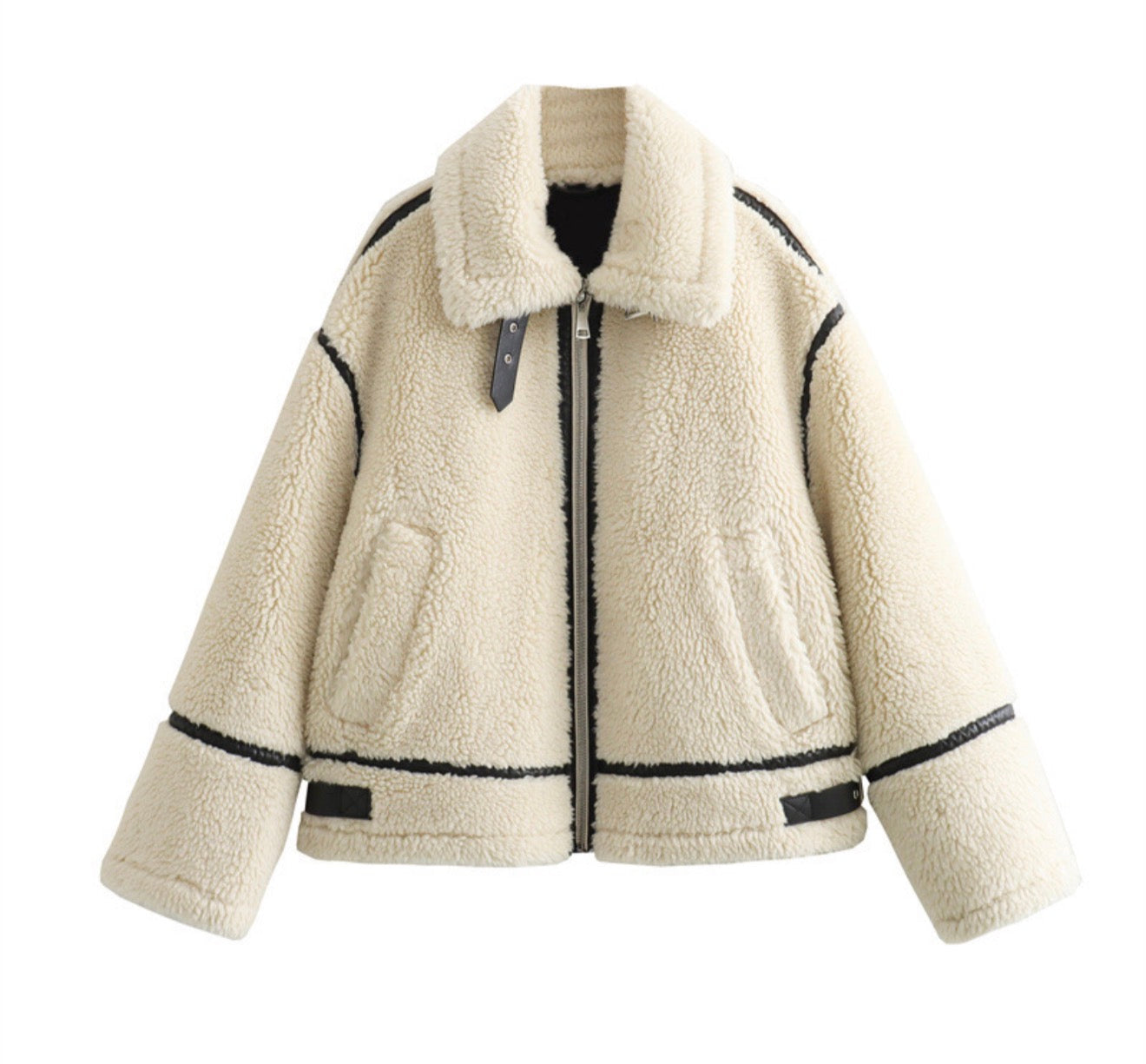 VESTE EN POLAIRE TEDDY