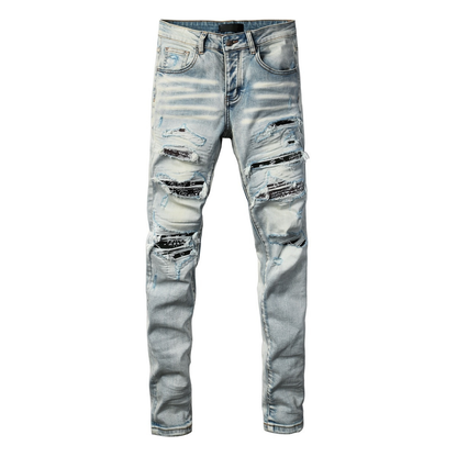 Amr Bandana Patch Jeans
