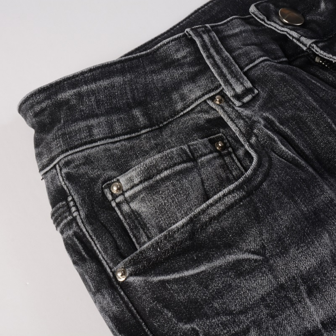 Jean évasé noir Amr