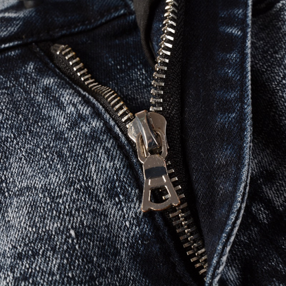 Jean à patchs bleus Amr