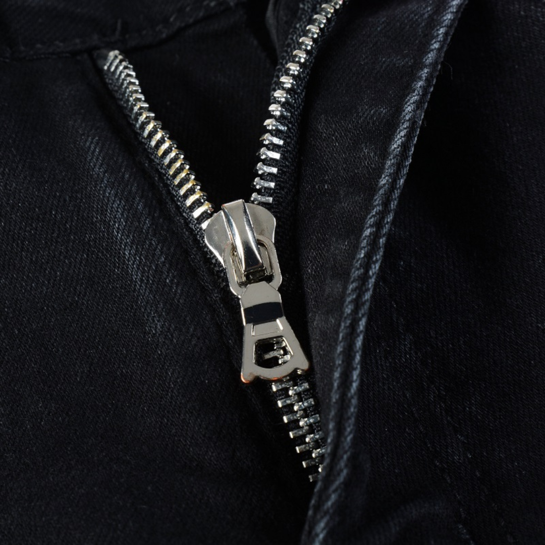 Jean à patchs bleus Amr