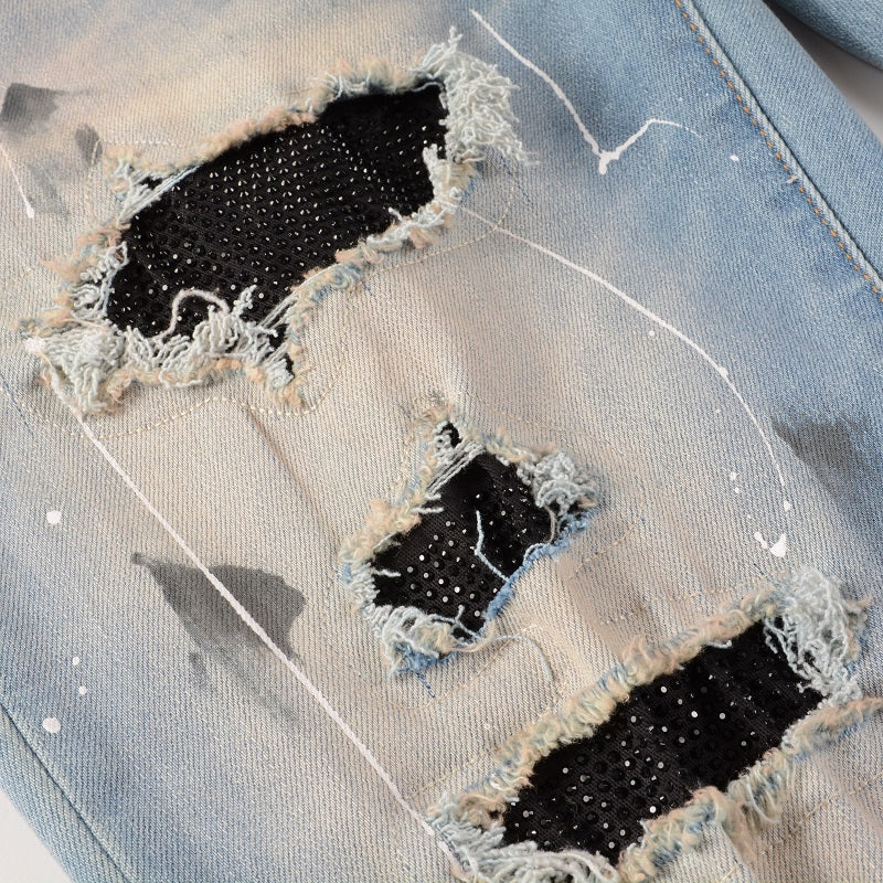 Jean bleu Amr Diamonds