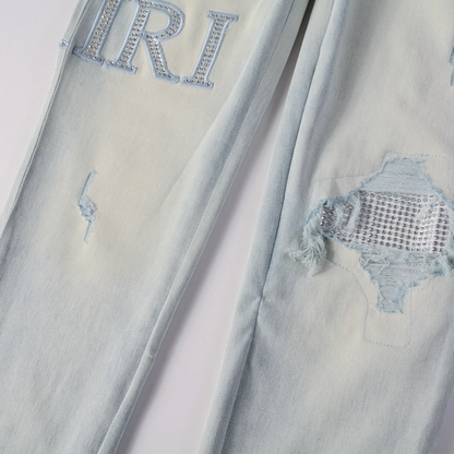 Jean bleu clair Amr Diamonds