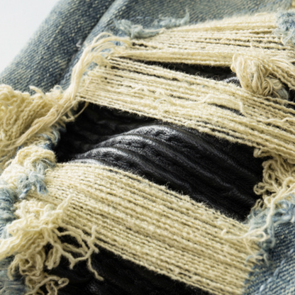 Amr Ripped Patch Jeans