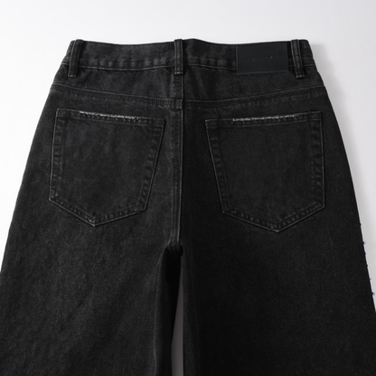 Purple Black Diamonds Jeans