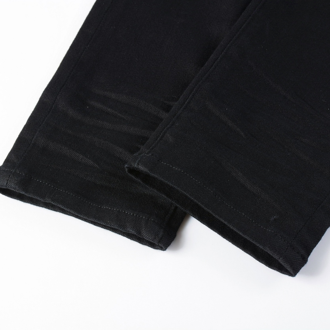 Purple Black Ripped Jeans