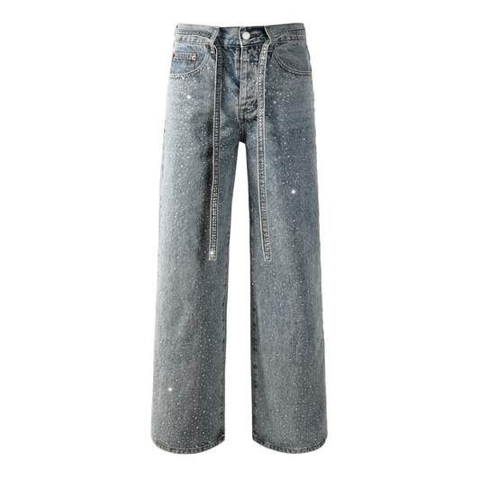 Diamants violets Jeans bleus