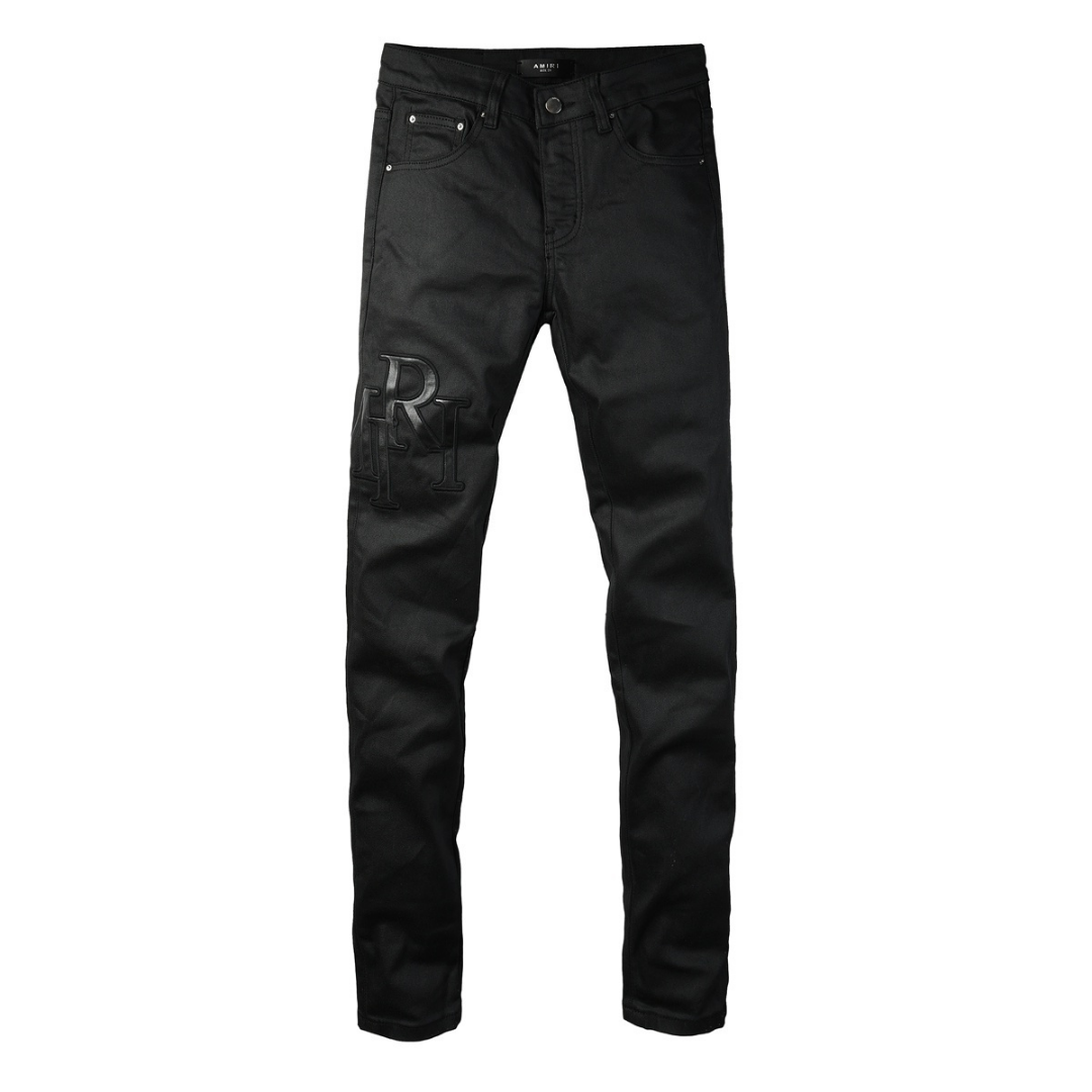 Jean en denim noir Amr
