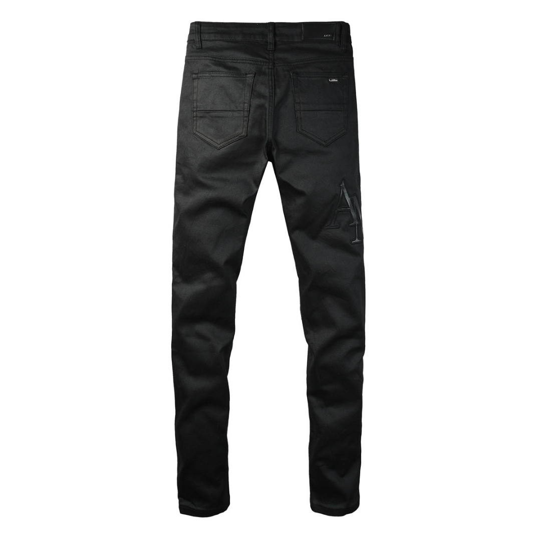 Jean en denim noir Amr