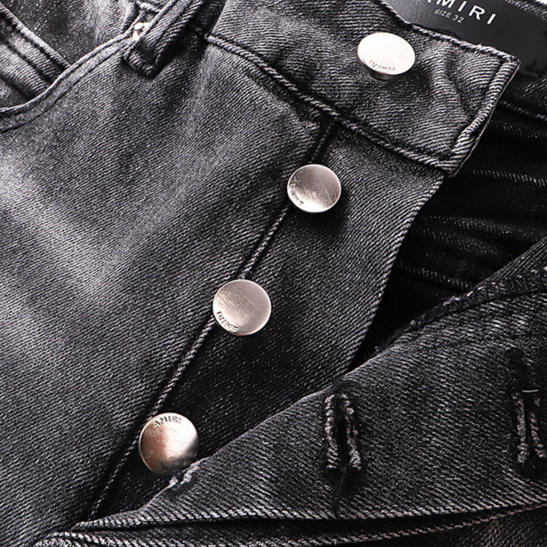 Jean noir évasé Amr