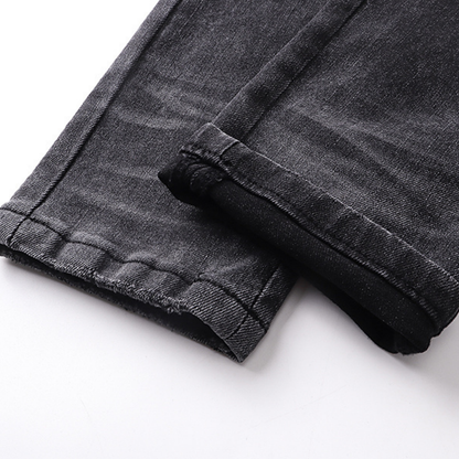 Jean Amr Grey à logo décalé