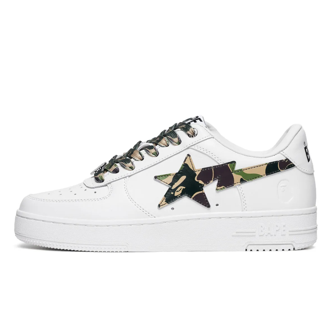 Bape Bapesta Camouflage Vert