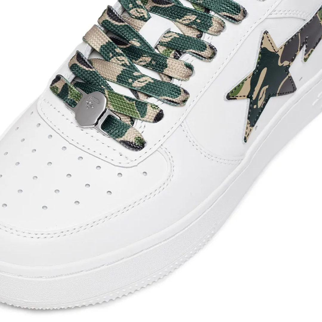 Bape Bapesta Camouflage Vert