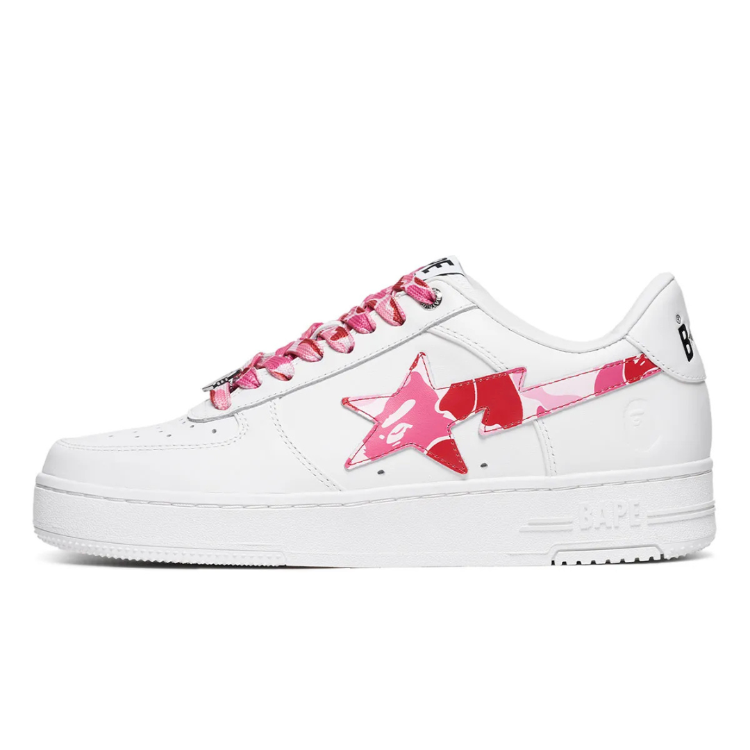 Bape Bapesta Camouflage Rose