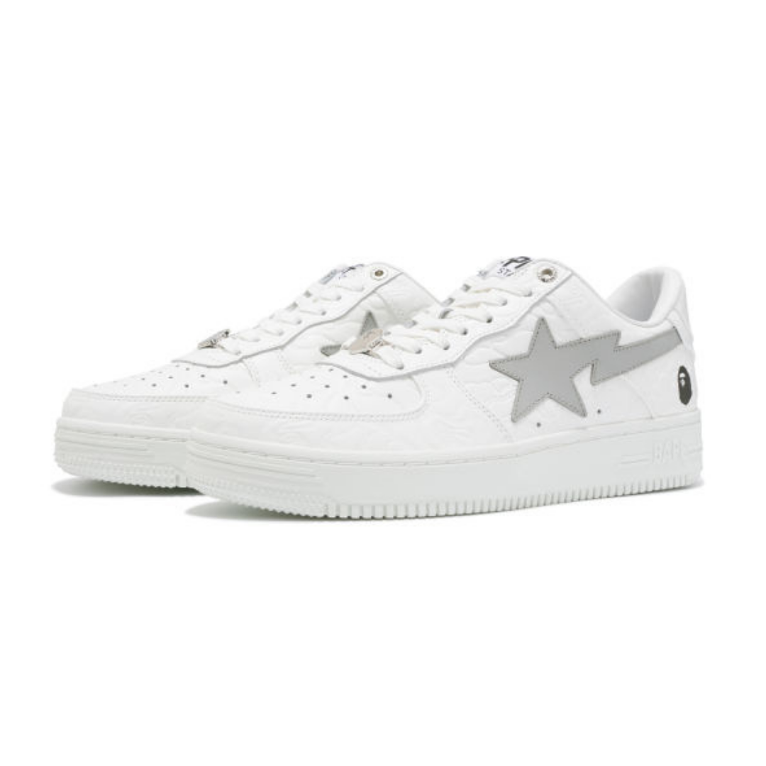 Bape Bapesta Camouflage blanc